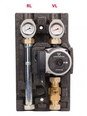 Насосный модуль Huch EnTEC ECO DK DN20 (3/4′′) с насосом Grundfos UPS 15-65 (Германия)