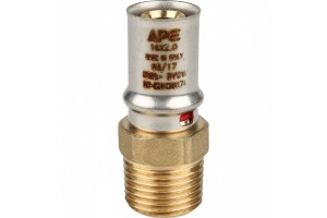 Муфта-ПРЕСС 16х1/2" НР STOUT (АРЕ) (SFP-0001-001216)
