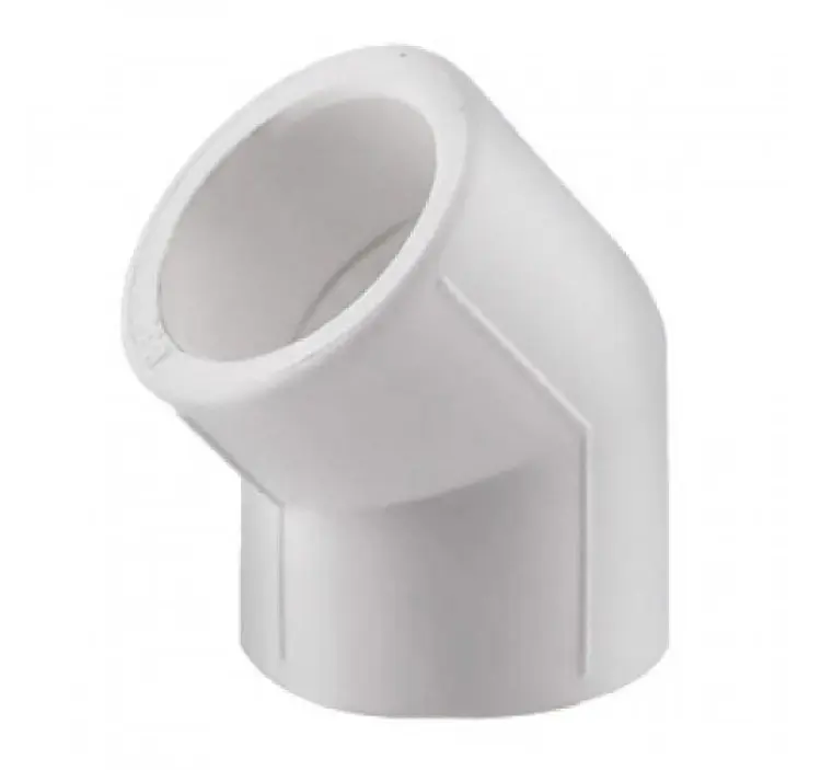 Угольник (белый) PPRC косой 25*45